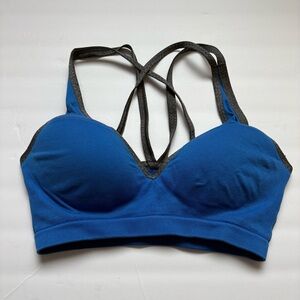 PINK Victoria's Secret Blue Padded Sports Bra